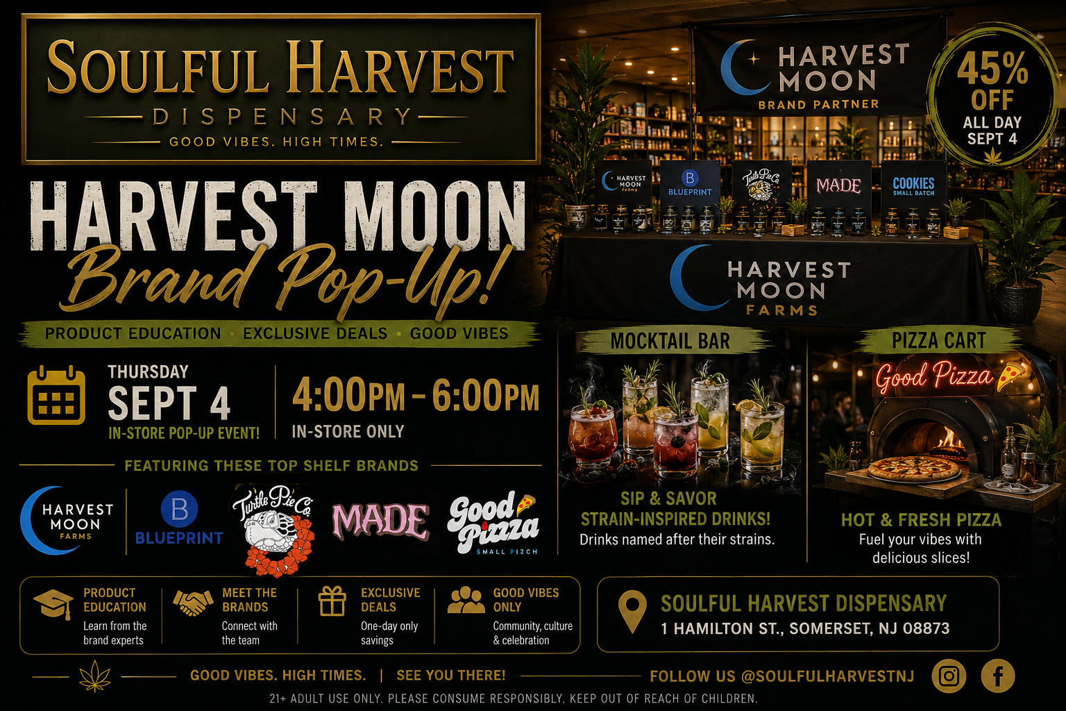 Harvest Moon Brand Pop-Up banner